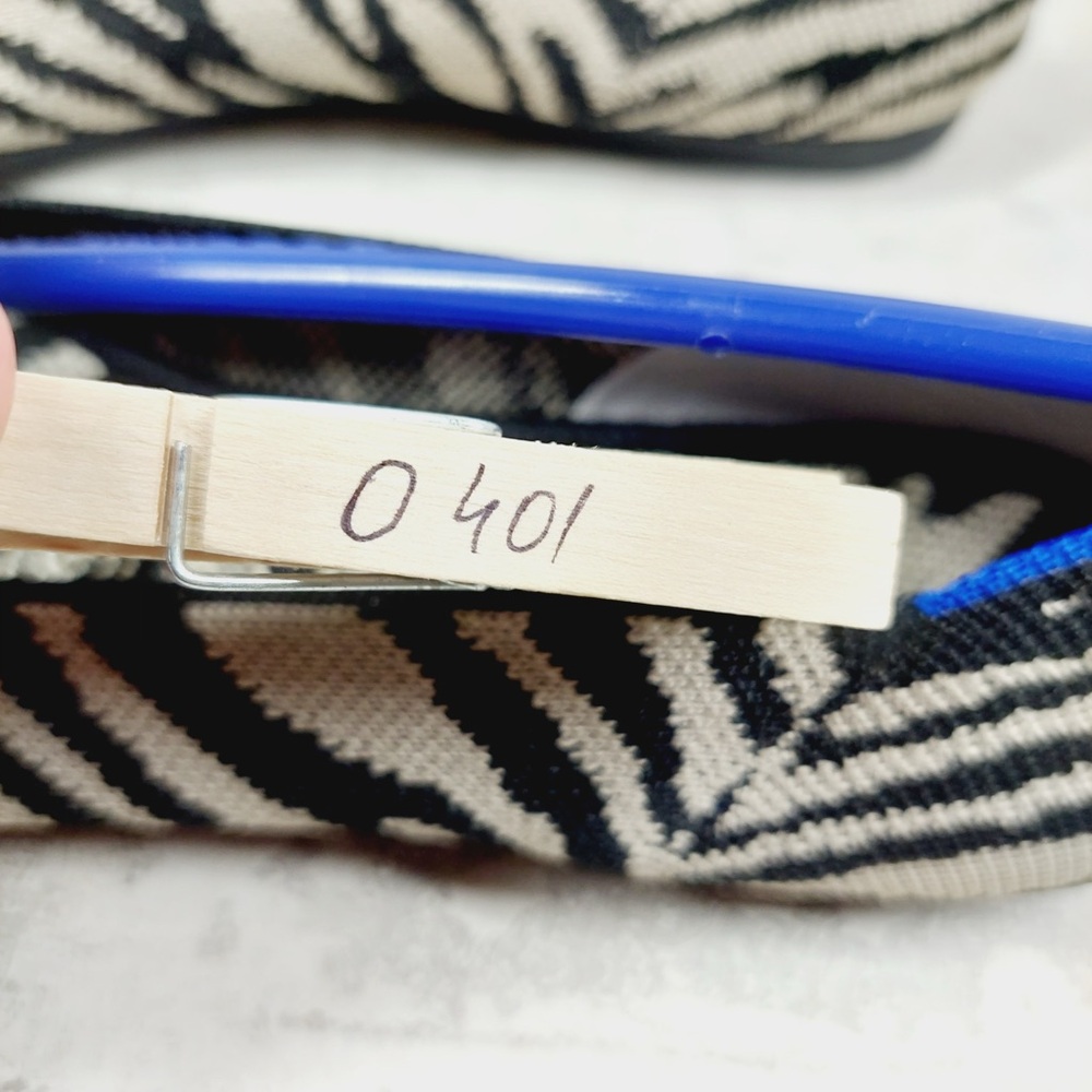 NEW Rothy’s The Point Zebra Black/Cream Ballet Flats O401 - Picture 8 of 8